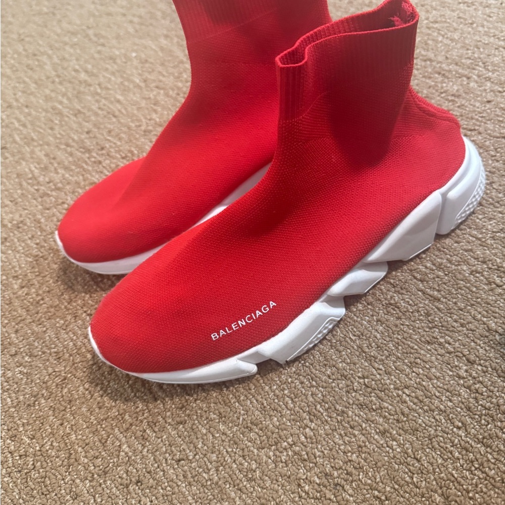 Balenciaga Red Sock Sneakers
